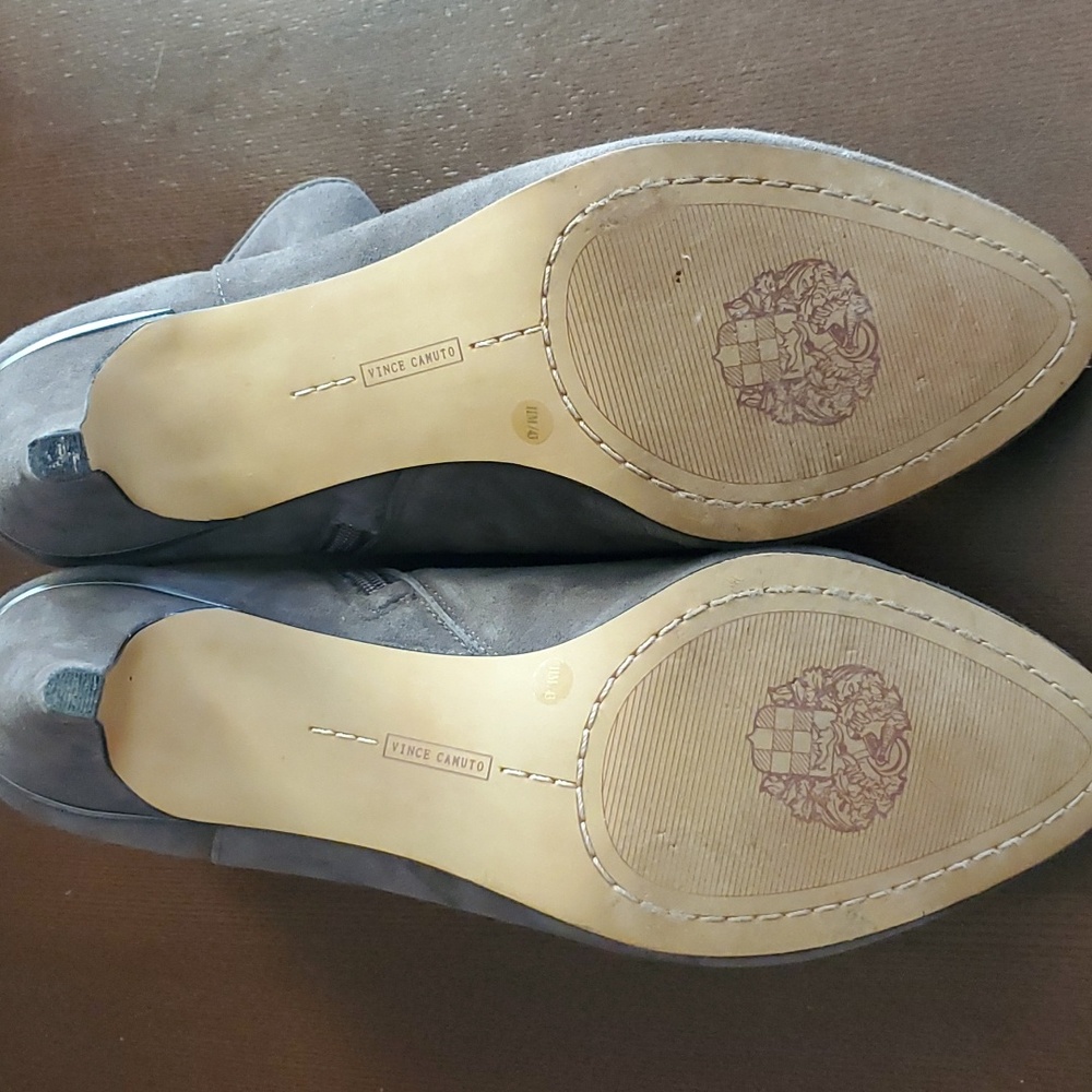 Vince Camuto gray suede booties - Picture 9 of 11